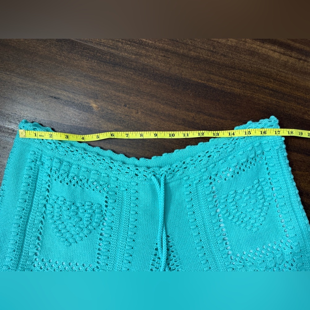 Anthropologie- Farm Rio Crochet Tie Shorts - Picture 7 of 8